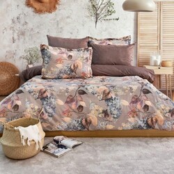 MAGMA HOUSE - Schafer Premium Comfort- -Seti i Mbulojës së Dyfishtë të Shtratit-6 Pjesë - Purpurt